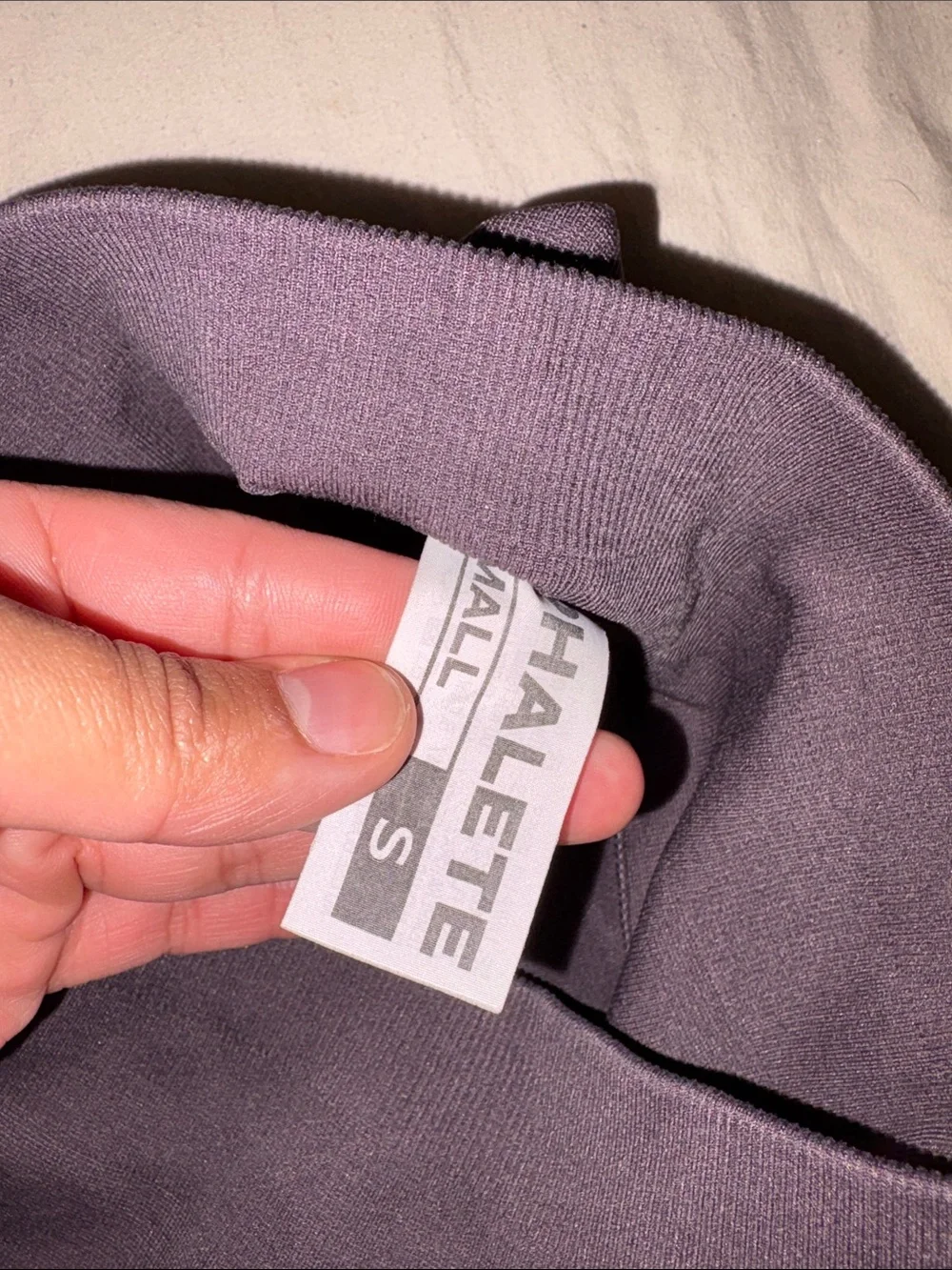 Alphalete Dark Purple High-Rise Bike Shorts